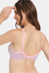 Rosaline Double Layered Non Wired 3/4Th Coverage T-Shirt Bra - Butterfly Blue — thumbnail 2